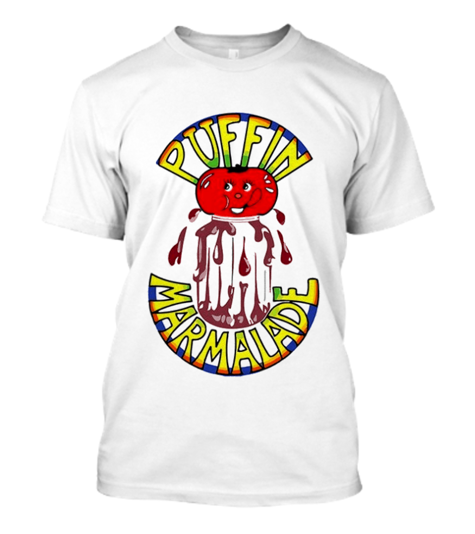 Puffin Marmelade Tomato Jam Zwei Asse Trumpfen Auf T-Shirt