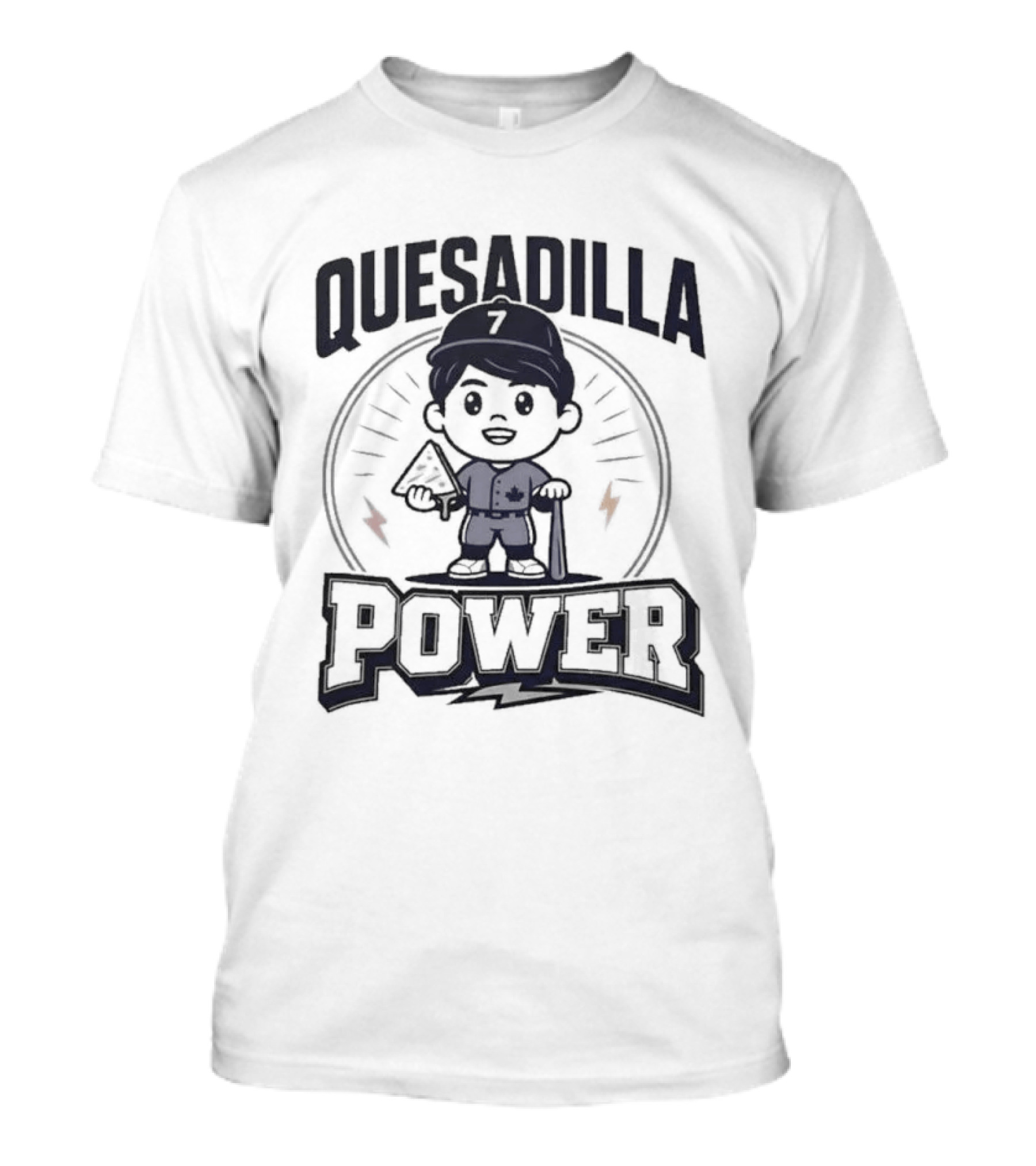 Quesadilla Power Kazuma Okamoto Chibi Toronto Blue Jays Baseball Fan T-Shirt