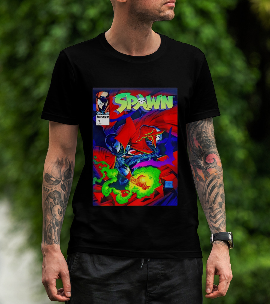 Spawn Image Comics May Issue 1 Albert Al Simmons 1992 T-Shirt
