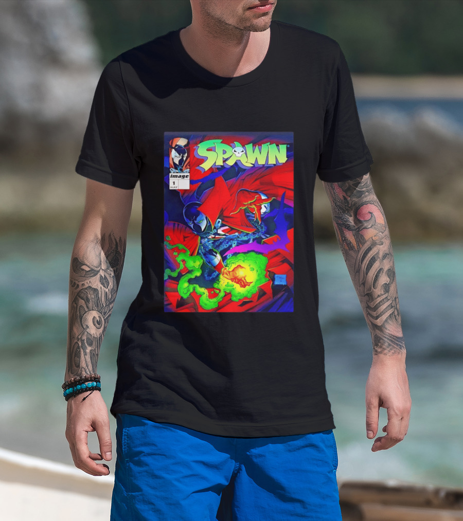 Spawn Image Comics May Issue 1 Albert Al Simmons 1992 T-Shirt