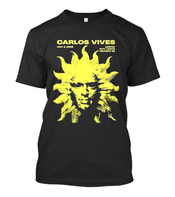 Carlos Vives May 6 2023 Austin City Limits Music Festival Austin TX Season 52 T-Shirt