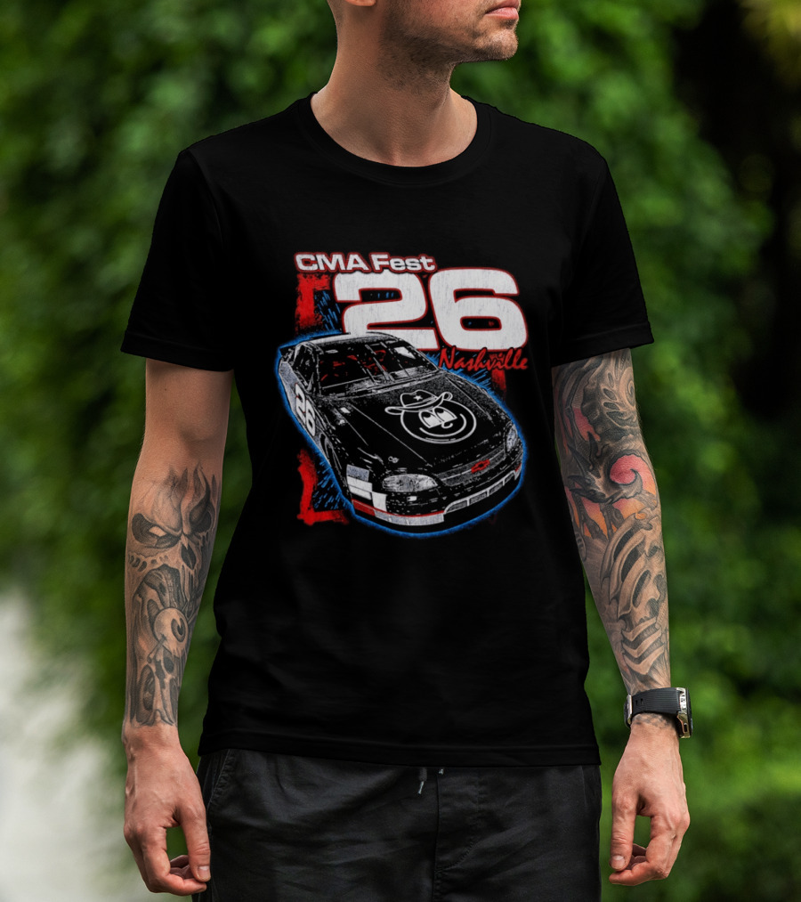 CMA Fest 26 Race Car Nashville 2026 T-Shirt