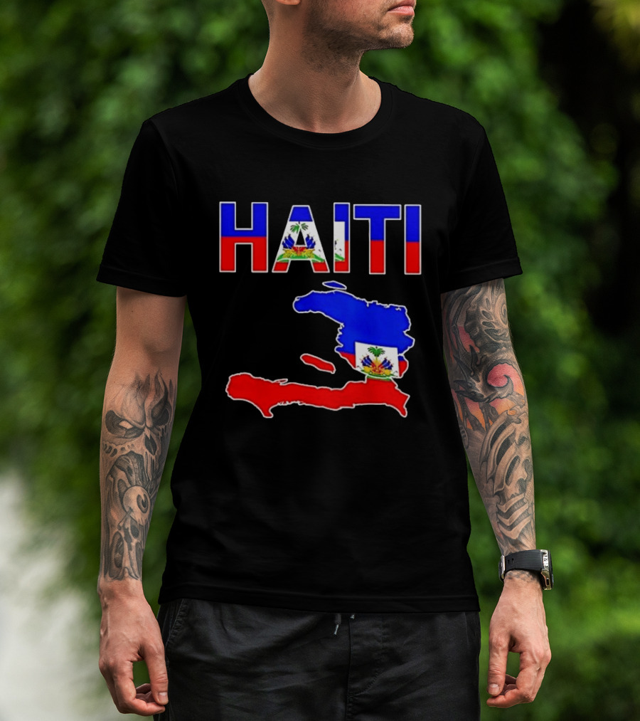 Haiti Flag Day 2026 Map Flag Haitian Pride Celebration T-Shirt