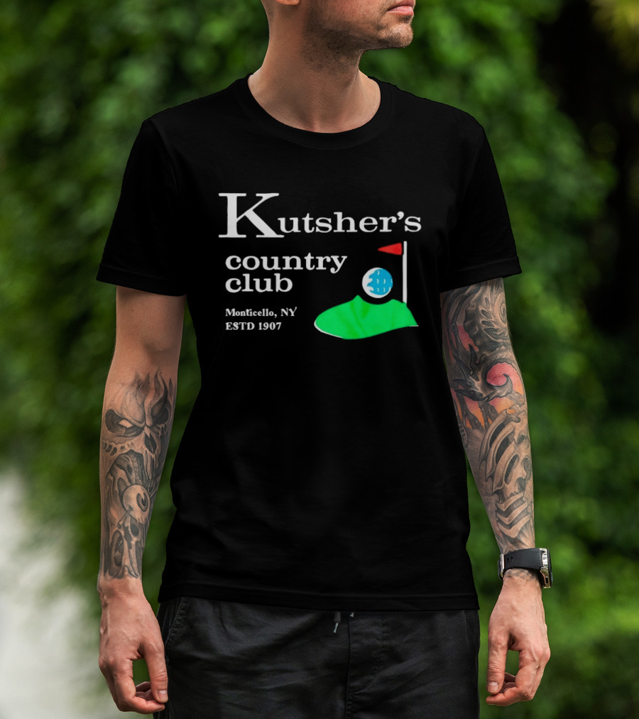 Kutsher's Country Club Monticello NY Established 1907 Retro Golf T-Shirt