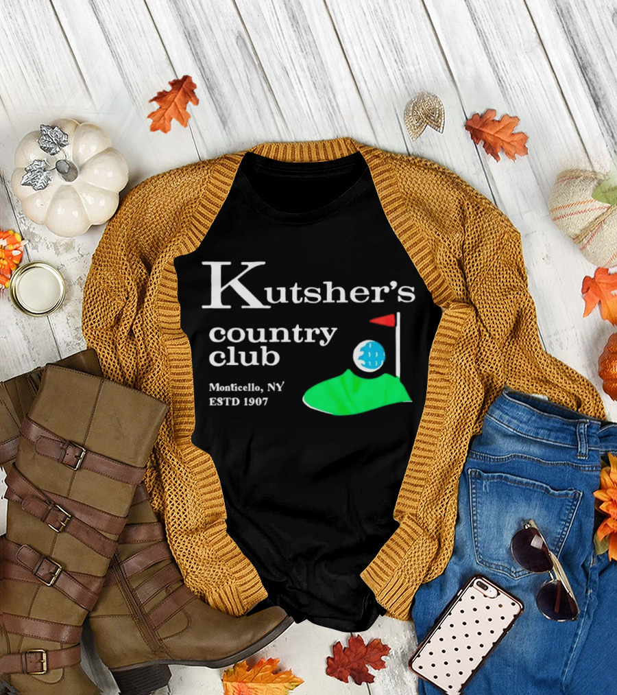 Kutsher's Country Club Monticello NY Established 1907 Retro Golf T-Shirt