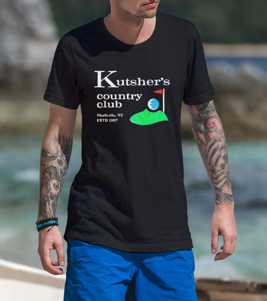 Kutsher's Country Club Monticello NY Established 1907 Retro Golf T-Shirt