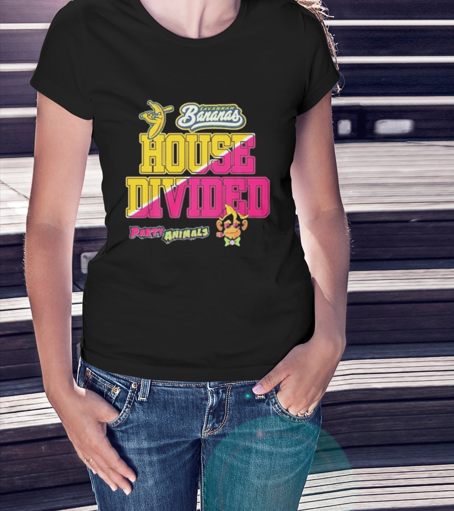 Savannah Bananas House Divided Party Animals T-Shirt