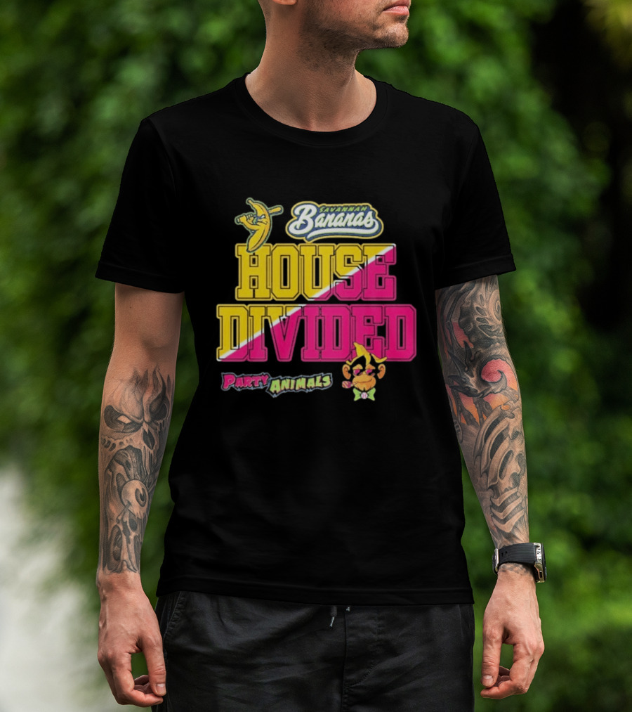 Savannah Bananas House Divided Party Animals T-Shirt