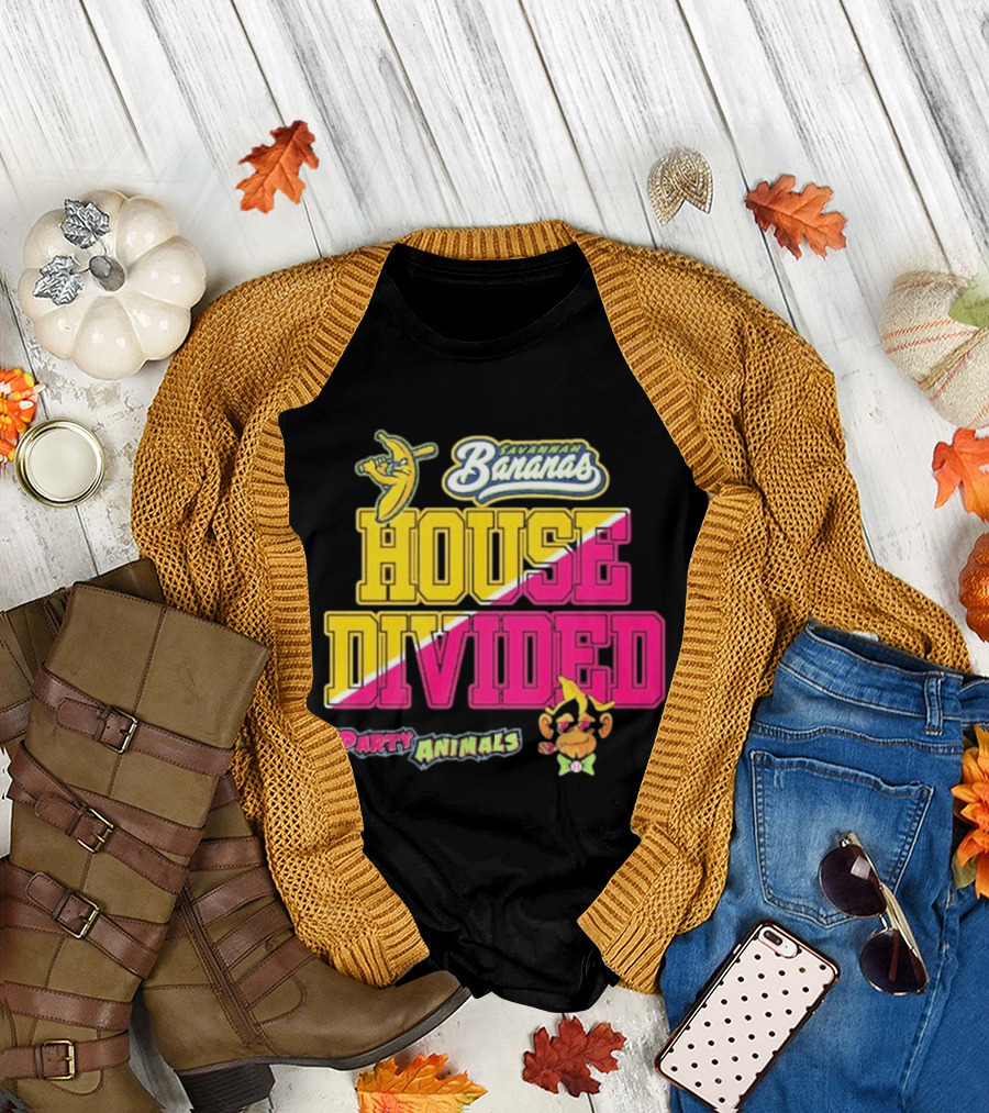 Savannah Bananas House Divided Party Animals T-Shirt