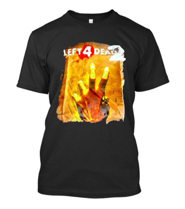 Left 4 Dead 2 Zombie Hand Iconic Horror Game T-Shirt