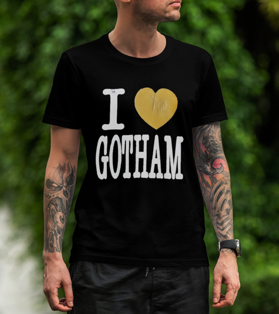 I Heart Gotham Golden Love T-Shirt