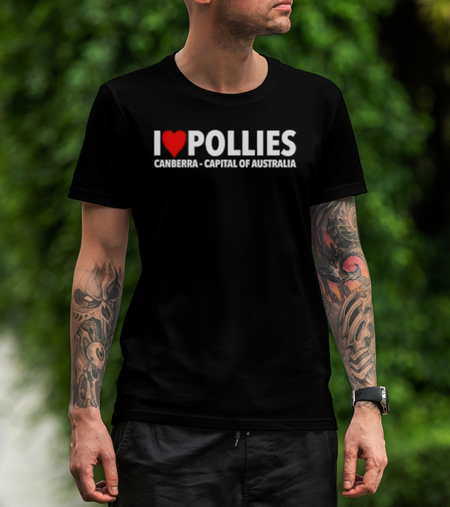 I Love Pollies Canberra Capital Of Australia T-Shirt