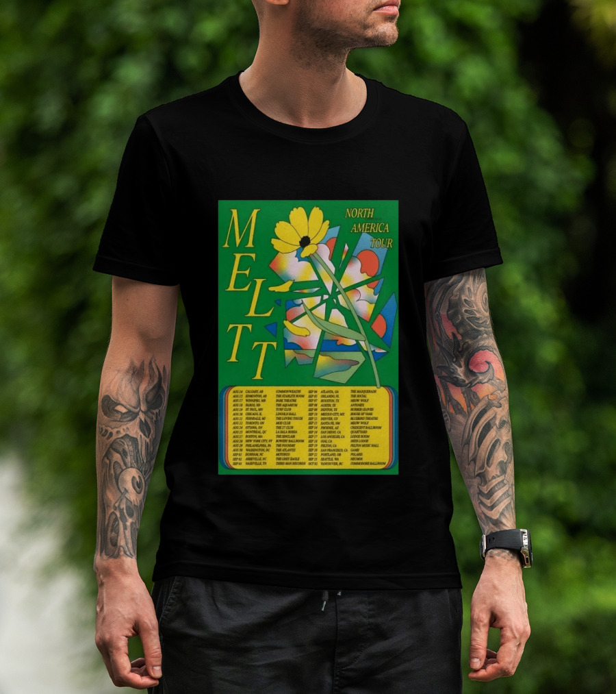 MELTT North America Tour 26 With Flower T-Shirt