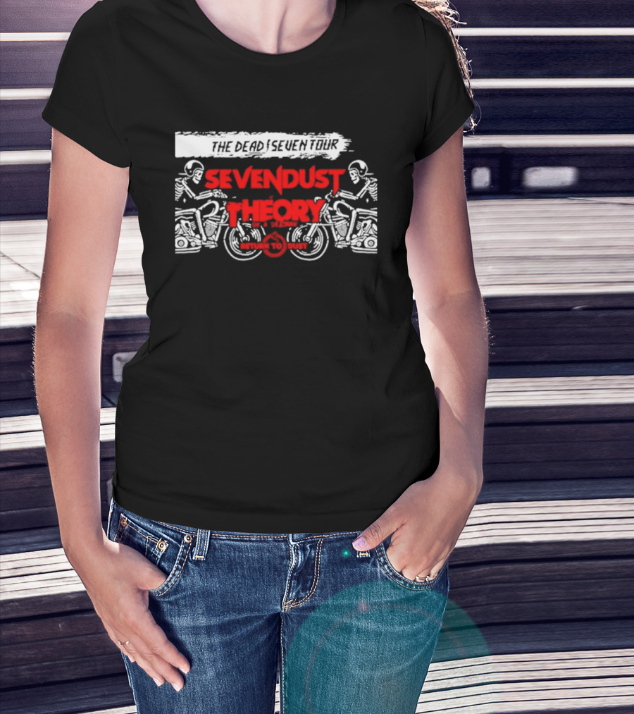 Sevendust Theory The Dead Seven Tour Return To Dust 2026 T-Shirt