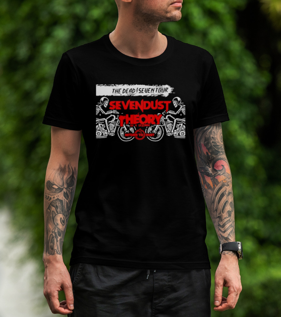 Sevendust Theory The Dead Seven Tour Return To Dust 2026 T-Shirt