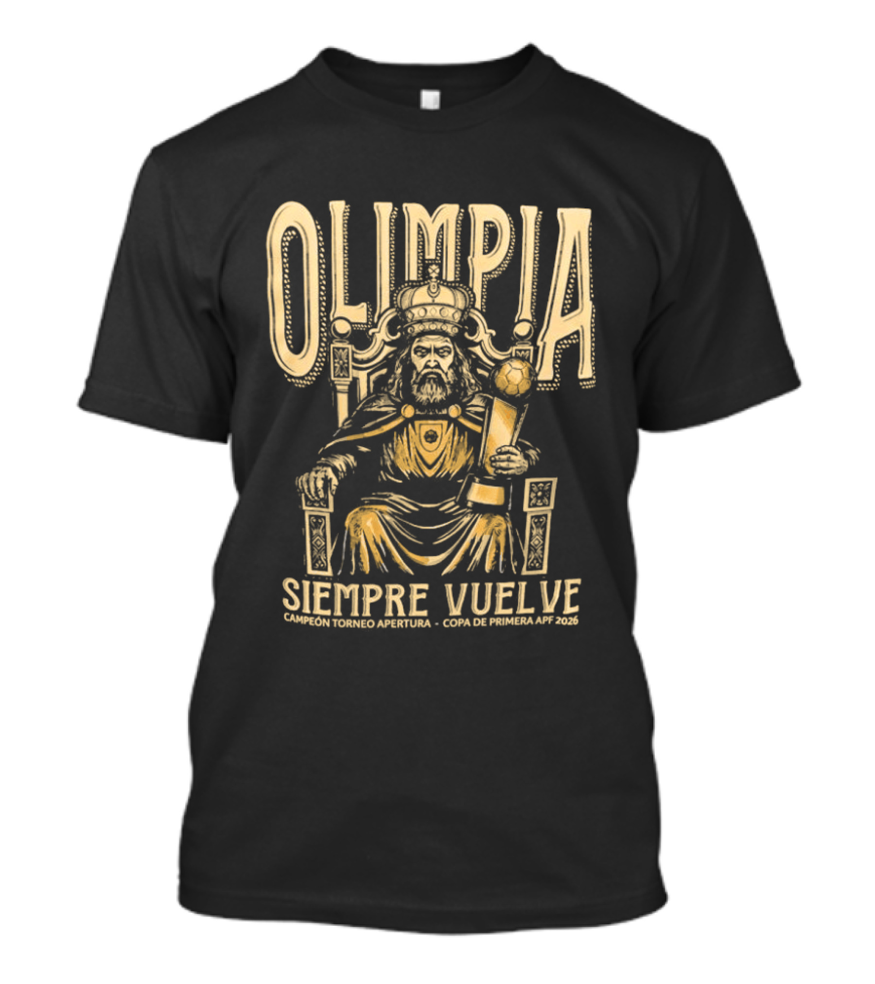 Olimpia Siempre Vuelve 48 Veces Campeón Copa 2026 T-Shirt