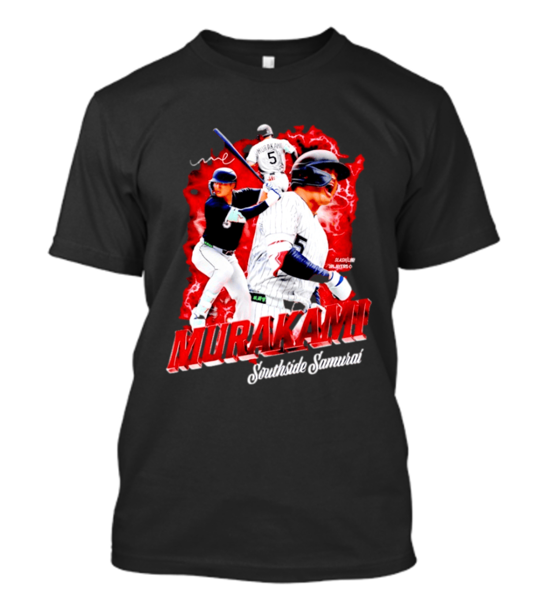 Munetaka Murakami Southside Samurai Baseball Players MLB Commendation T-Shirt