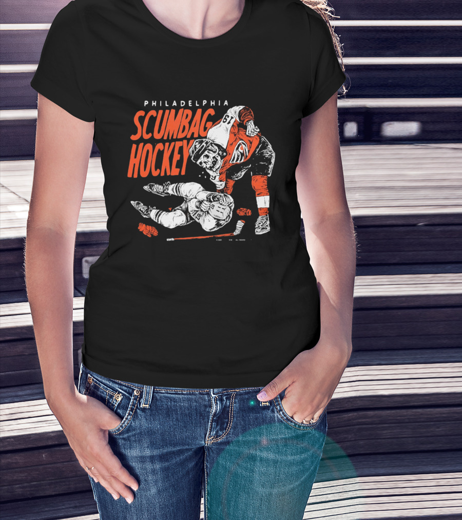 Philadelphia Scumbag Hockey Philadelphia Flyers T-Shirt
