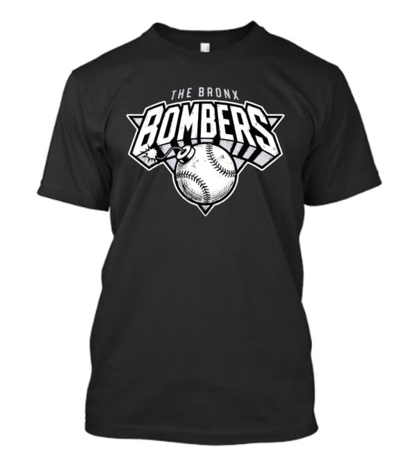 The Bronx Bombers Baseball Basketball Mashup New York Knicks T-Shirt