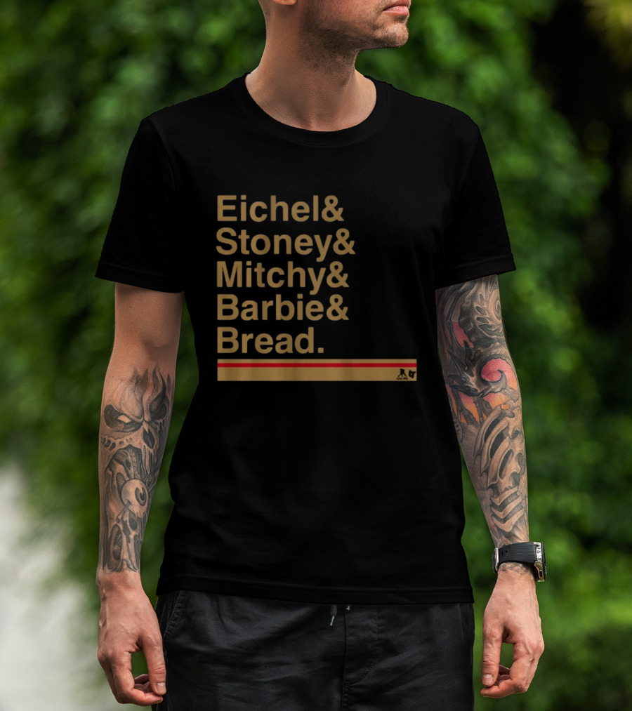 Vegas Hockey Eichel Stoney Mitchy Barbie Bread Ampersand List NHL T-Shirt