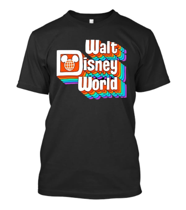 Walt Disney World Retro Rainbow Mickey Ears T-Shirt