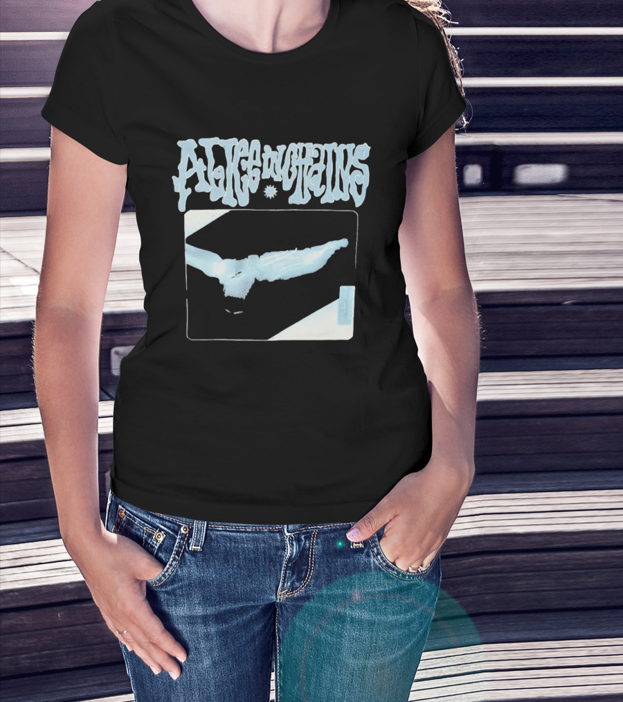 Alice In Chains X Ray Arm Elbow Skeleton Image T-Shirt