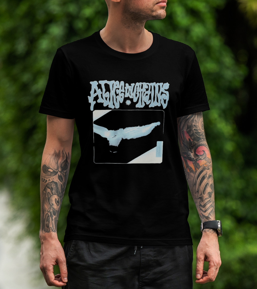 Alice In Chains X Ray Arm Elbow Skeleton Image T-Shirt