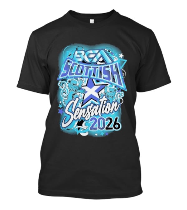 BCA Scottish Sensation 2026 Lions And Stars Competition T-Shirt
