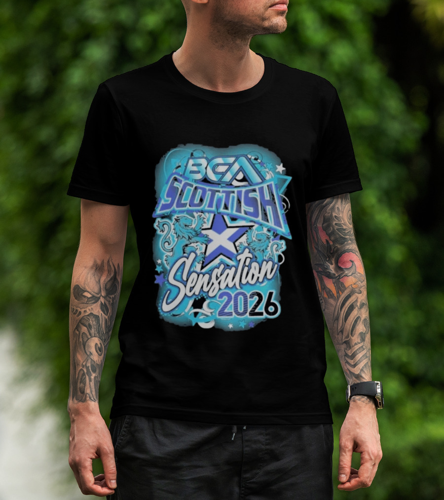 BCA Scottish Sensation 2026 Lions And Stars Competition T-Shirt