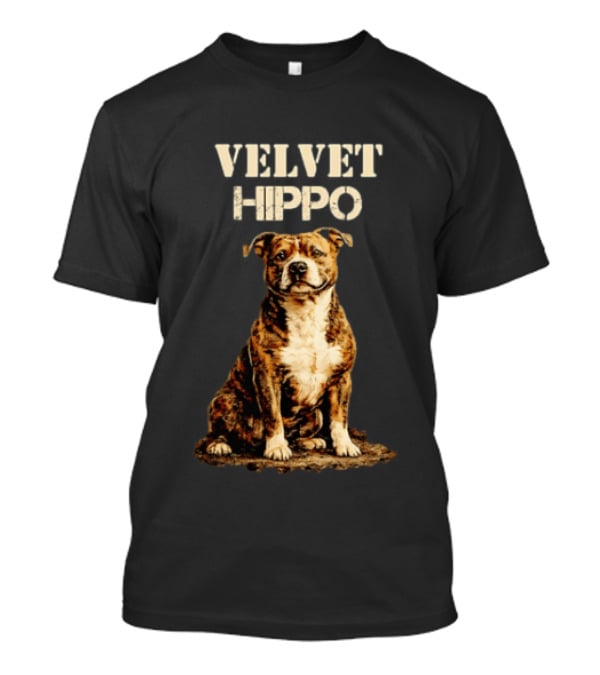 Velvet Hippo Dog T-Shirt
