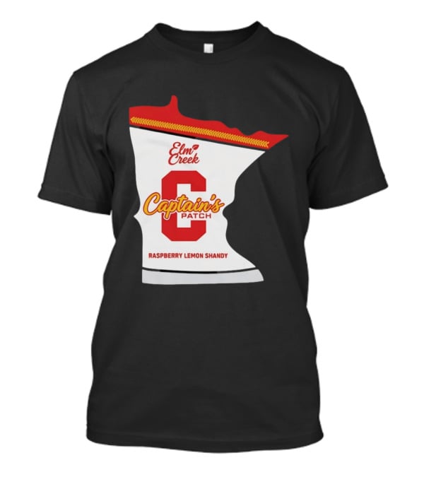 Elm Creek Captain's Patch Raspberry Lemon Shandy Minnesota T-Shirt