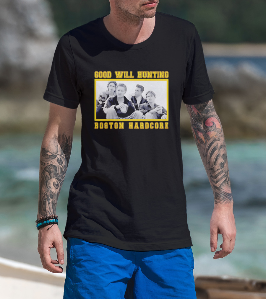 Good Will Hunting Boston Hardcore Matt Damon Ben Affleck T-Shirt