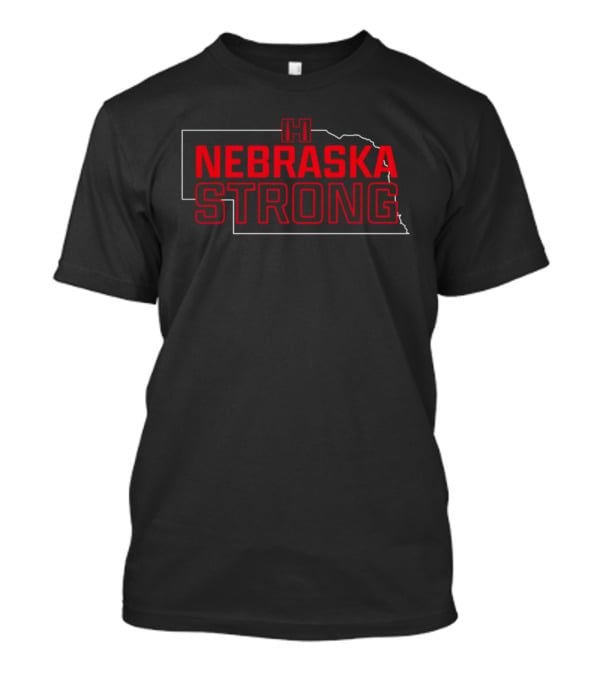 Nebraska Strong Wildfire Support Farmers Relief Aid T-Shirt