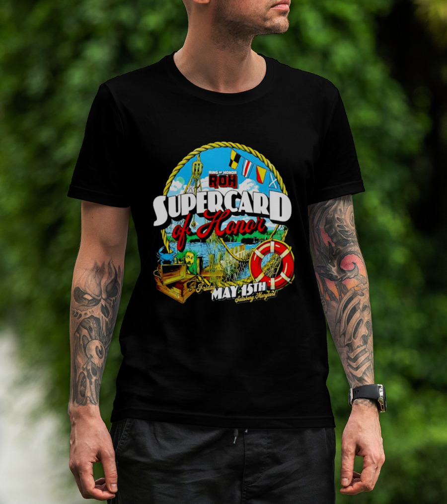 Ring Of Honor ROH Supercard Of Honor May 15th 2026 Salisbury Maryland Event Friday T-Shirt