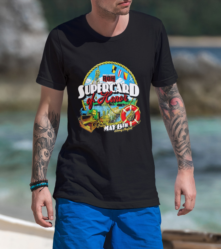 Ring Of Honor ROH Supercard Of Honor May 15th 2026 Salisbury Maryland Event Friday T-Shirt