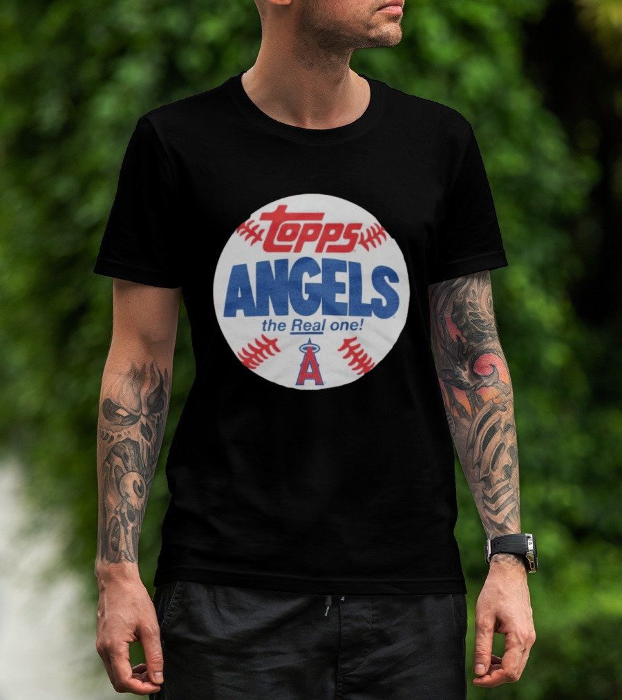 Topps Los Angeles Angels The Real One Baseball T-Shirt
