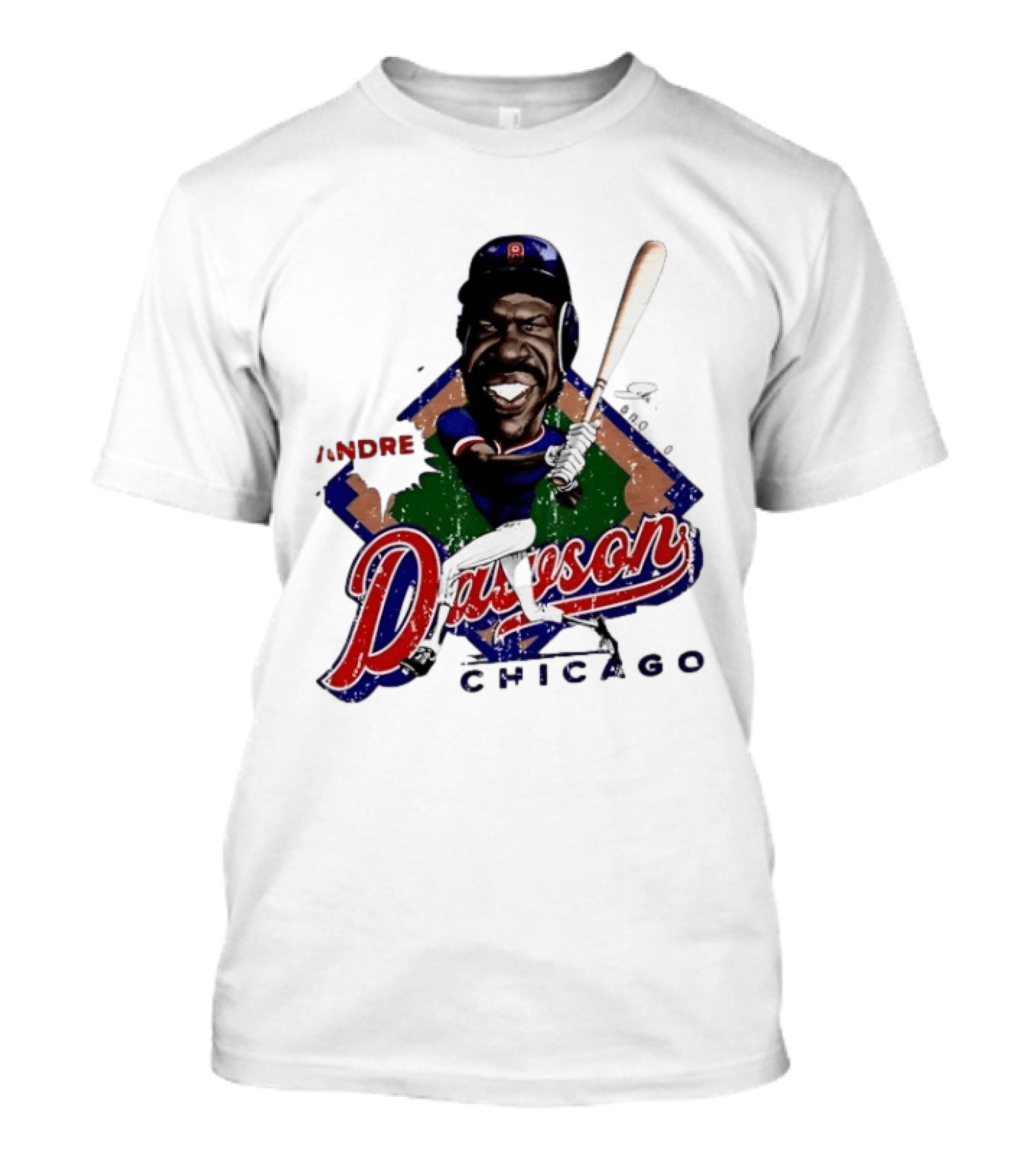Andre Dawson Chicago Cubs Baseball Legend T-Shirt