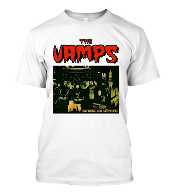 The Vamps What We Do In The Shadows Bat Music For Bat People Candles Group Image T-Shirt