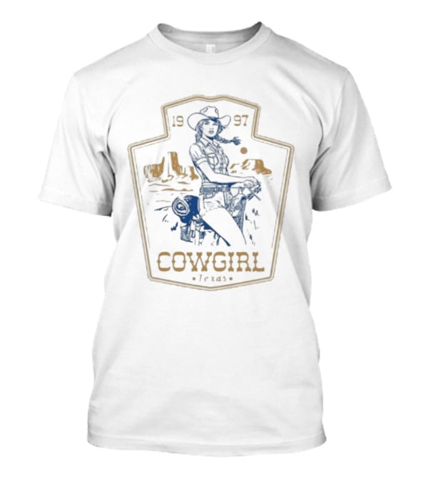 Western Cowgirl Texas 1997 Rodeo T-Shirt