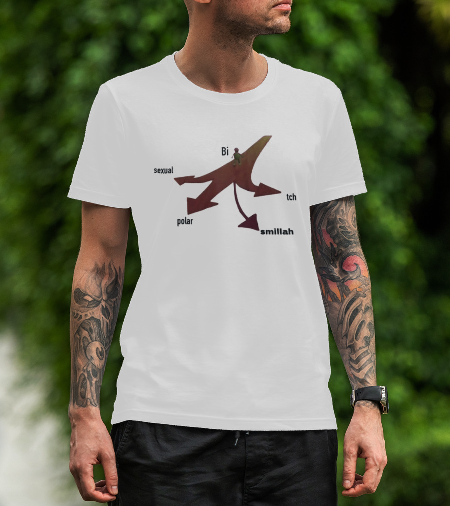 Bi Sexual Polar Smillah Tch Arrow And Figure Concept T-Shirt