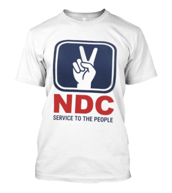 NDC Service To The People Peace Hand T-Shirt