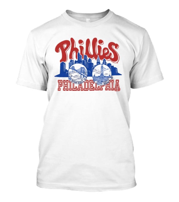 Phillies Philadelphia City Hall Skyline T-Shirt