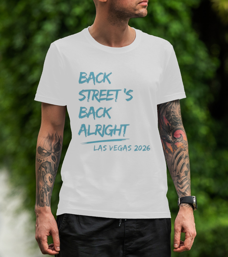 Backstreet's Back Alright Las Vegas 2026 T-Shirt
