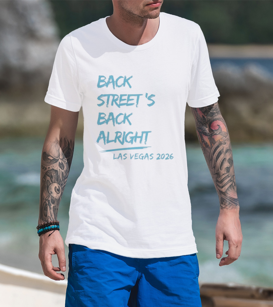 Backstreet's Back Alright Las Vegas 2026 T-Shirt