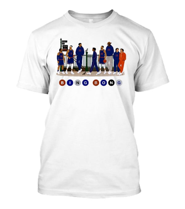 Borough Roll Call Bing Bong W 33rd 7th Ave New York Knicks T-Shirt