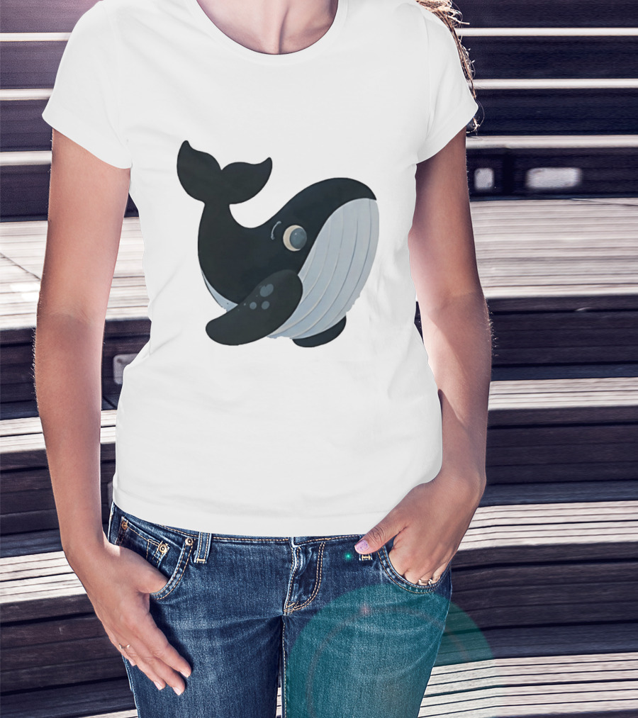 Cocomelon The Movie J.J Whale Cartoon T-Shirt