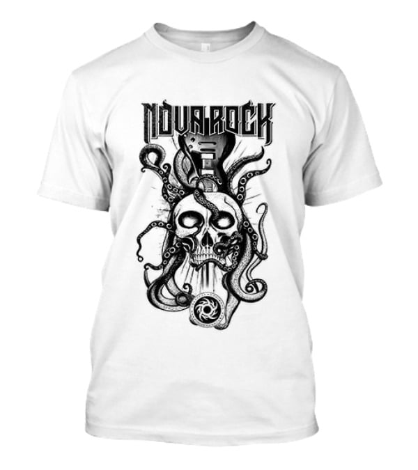 Nova Rock Sword Skull Line Up Festival T-Shirt