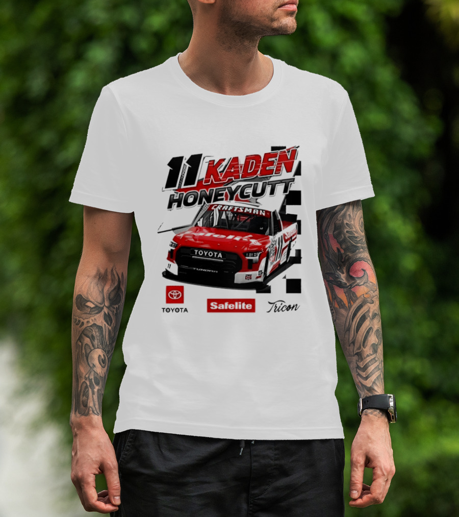 Kaden Honeycutt 11 Toyota Tundra TRICON Garage Racing Team T-Shirt