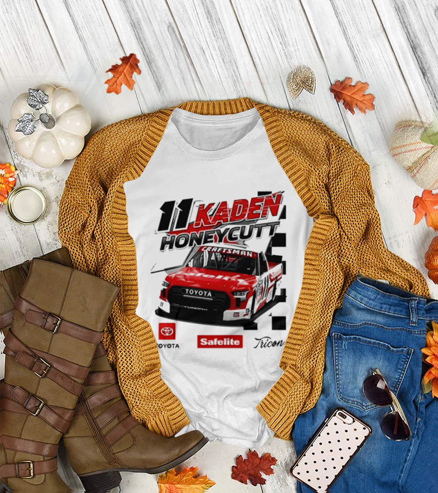 Kaden Honeycutt 11 Toyota Tundra TRICON Garage Racing Team T-Shirt