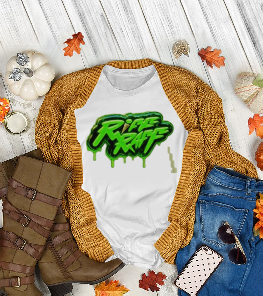 Riff Raff Neon Green Drip T-Shirt